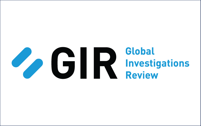 Only Indian law firm featured consecutively for 3 years by Global Investigations Review in its GIR 100 rankings from 2020-22